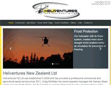 Tablet Screenshot of heliventuresnz.com